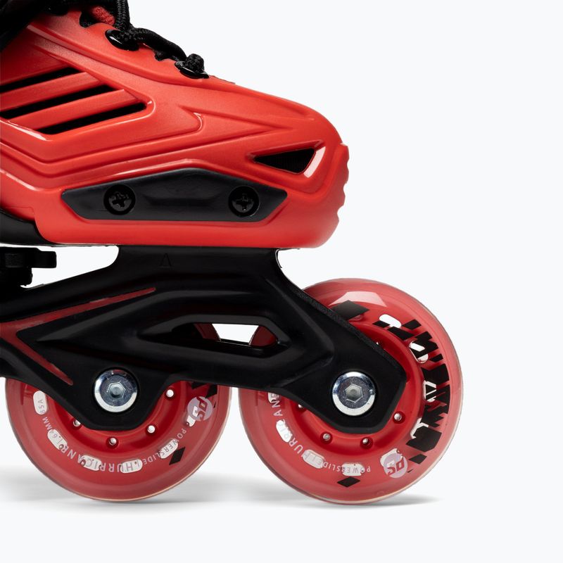 Powerslide Khaan Junior LTD detské kolieskové korčule červené/čierne 940671 6