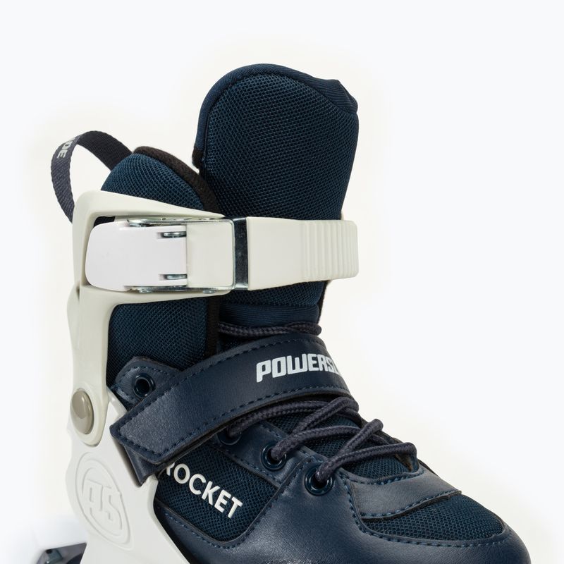 Detské kolieskové korčule Powerslide Rocket white/navy blue 5