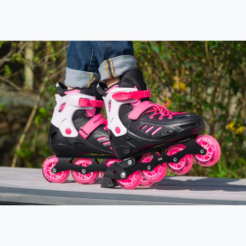 Detské kolieskové korčule Powerslide Khaan SQD Jr pink 5