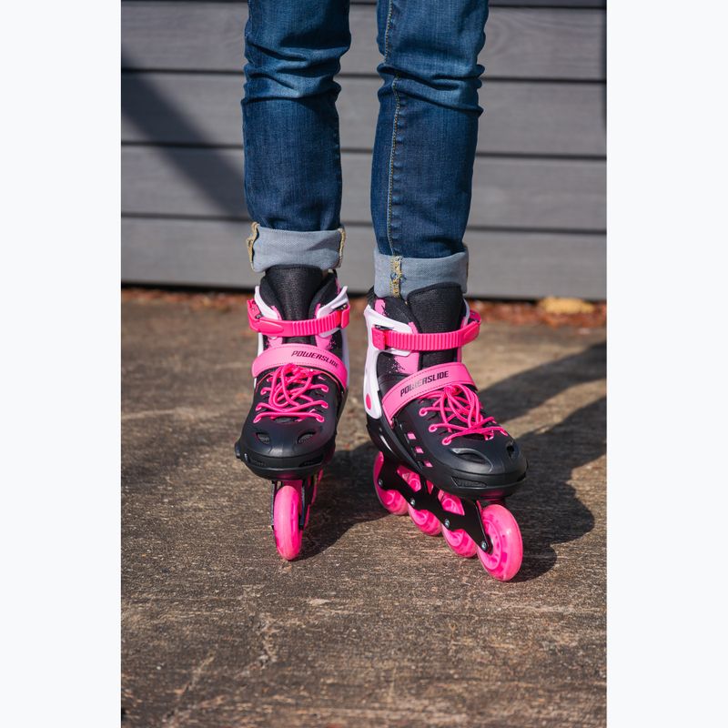 Detské kolieskové korčule Powerslide Khaan SQD Jr pink 7