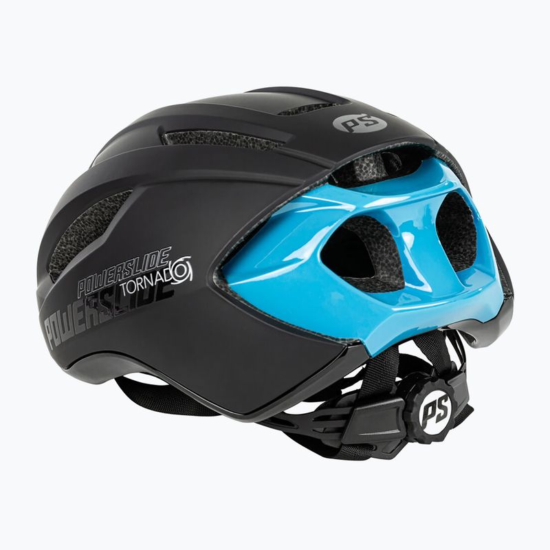 Prilba Powerslide Tornado čierna/teal 2