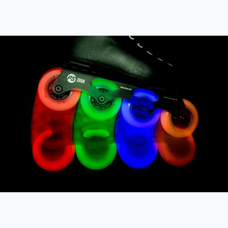 Kolieska Powerslide Neons 80 mm/85A 4 ks červené. 5