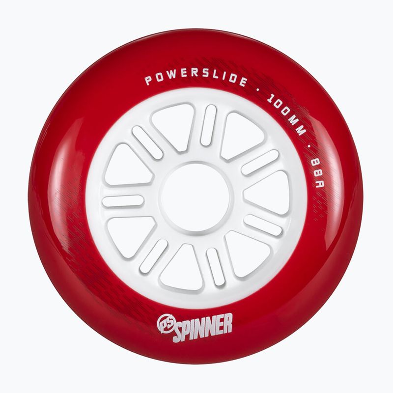 Kolieska na kolieskové korčule Powerslide Spinner 100 mm/88A 3 ks red