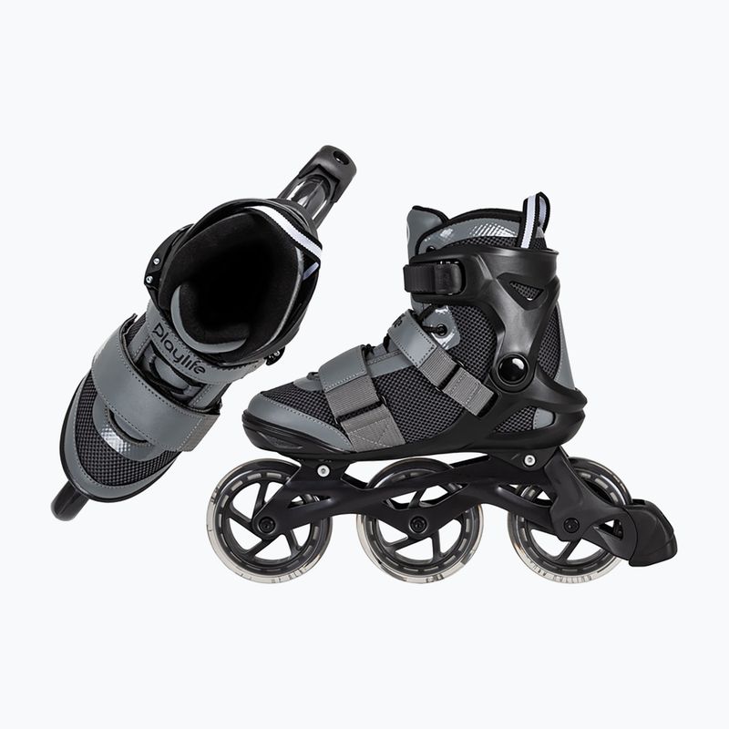 Pánske kolieskové korčule Playlife GT 110 black/grey 6