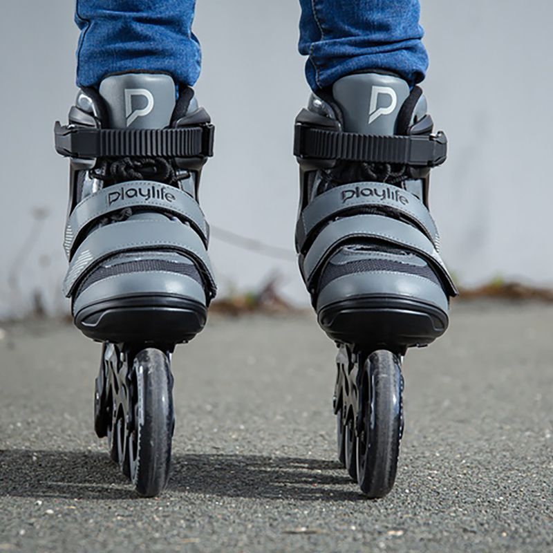 Pánske kolieskové korčule Playlife GT 110 black/grey 14