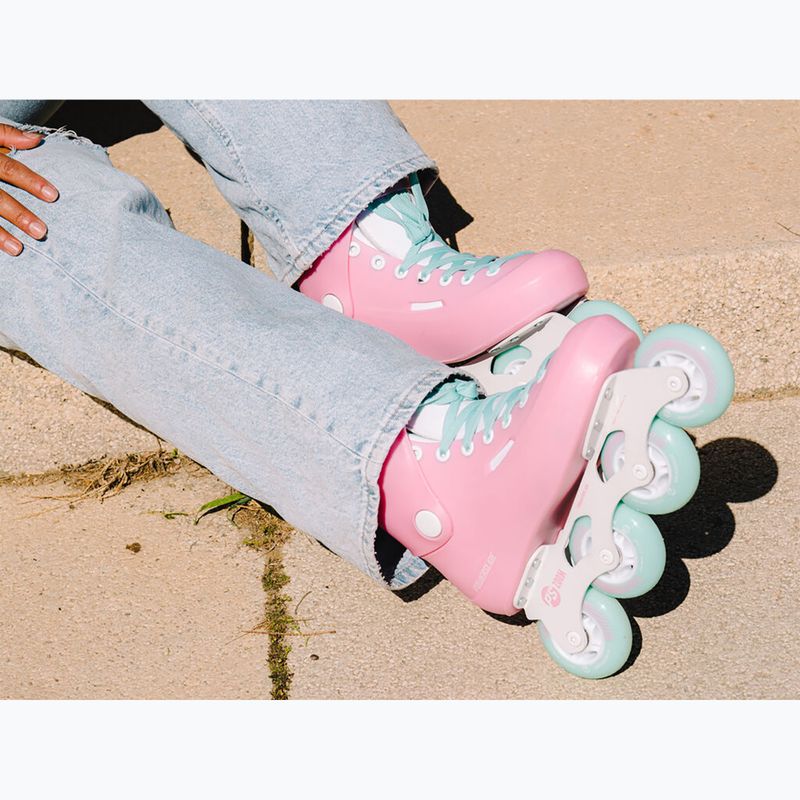 Dámske kolieskové korčule Powerslide Zoom cotton candy pink 18
