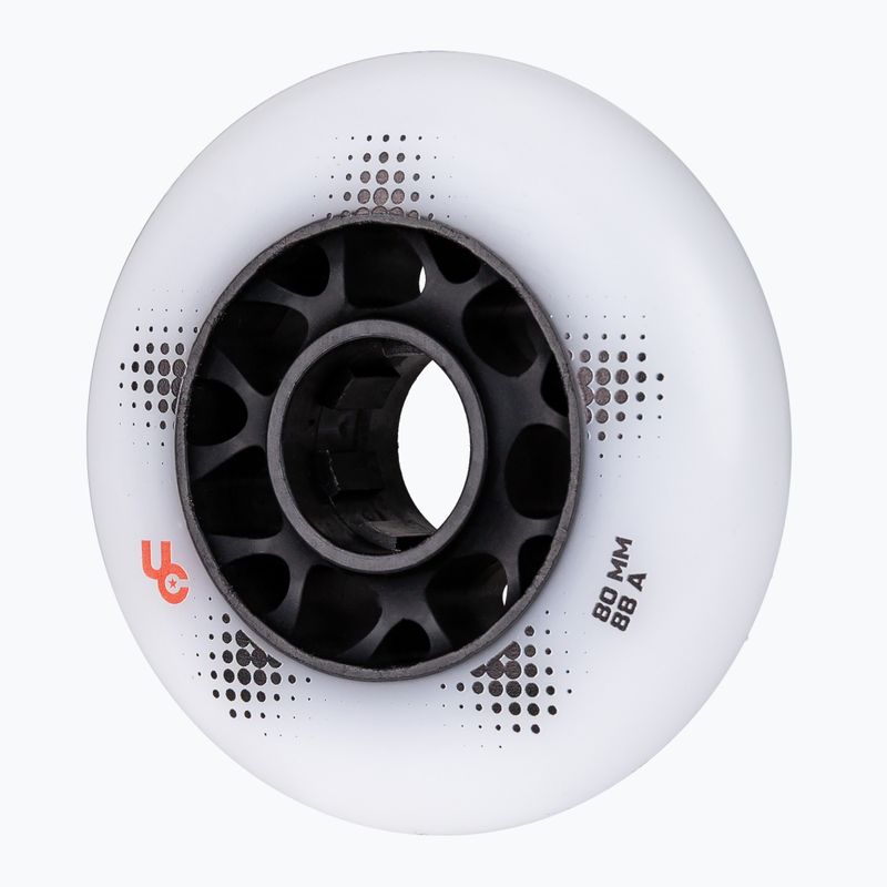 Kolieska na kolieskové korčule UNDERCOVER WHEELS Team Pro 80 mm/88A 4 pcs. white 5
