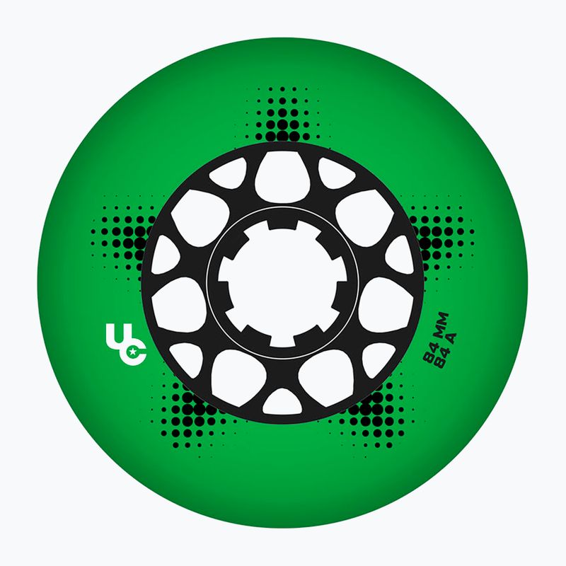 Kolieska na kolieskové korčule UNDERCOVER WHEELS Team Pro 84 mm/84A 4 pcs. green