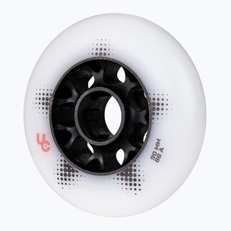 Kolieska na kolieskové korčule UNDERCOVER WHEELS Team Pro 90 mm/88A 4 pcs. white 5