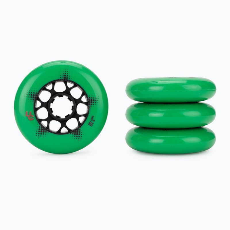 Kolieska na kolieskové korčule UNDERCOVER WHEELS Team Pro 90 mm/84A 4 pcs. green 2