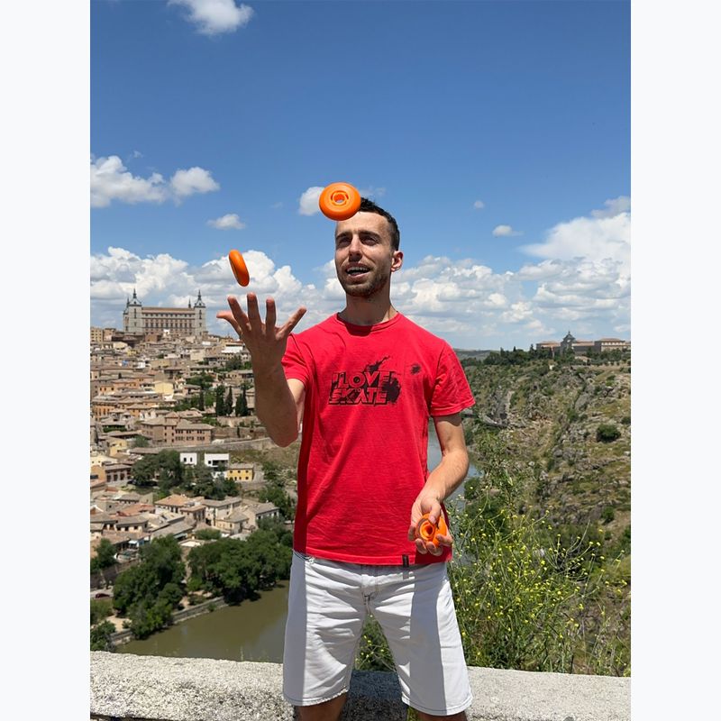 Kolieska na kolieskové korčule Powerslide King of Slides 4 pcs 76 mm/90A orange/orange 7