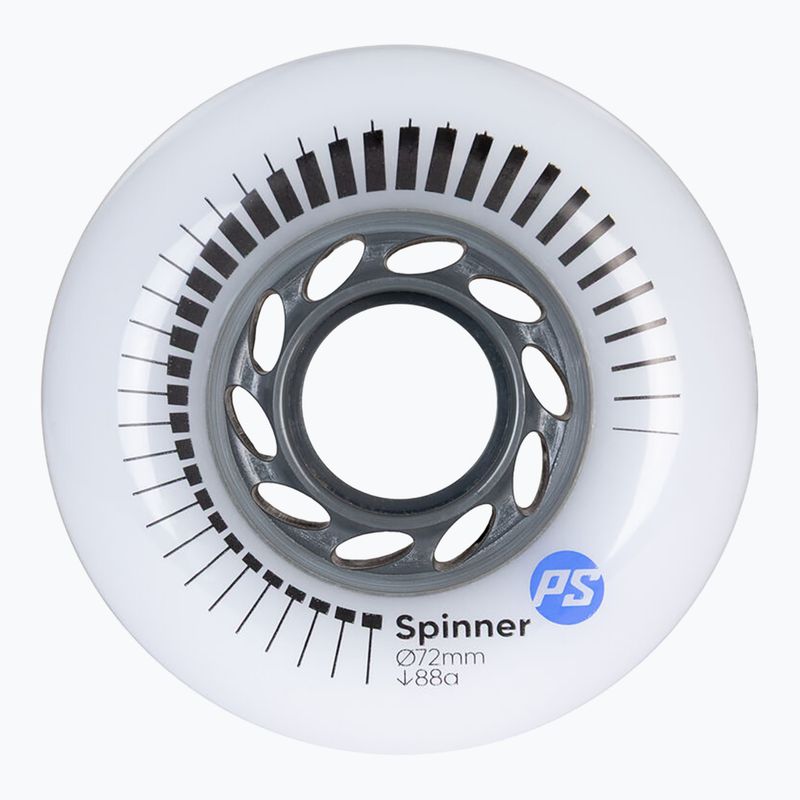 Kolieska na kolieskové korčule Powerslide Spinner 72 mm/88A 4 pcs. white