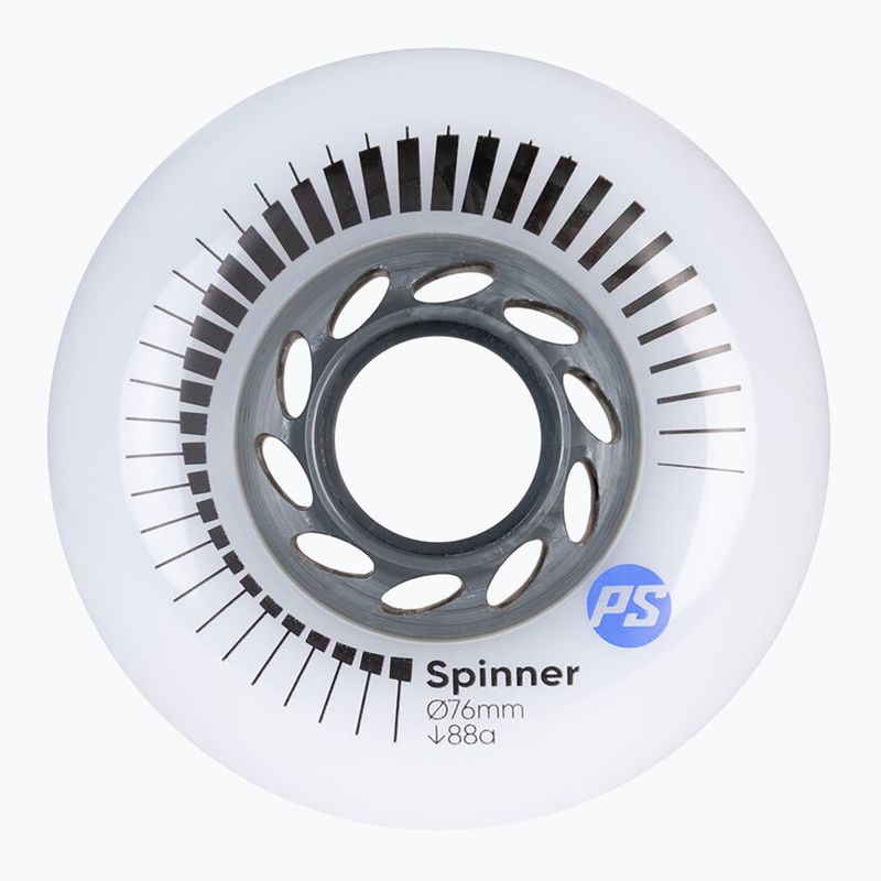 Kolieska na kolieskové korčule Powerslide Spinner 76 mm/88A 4 pcs. white