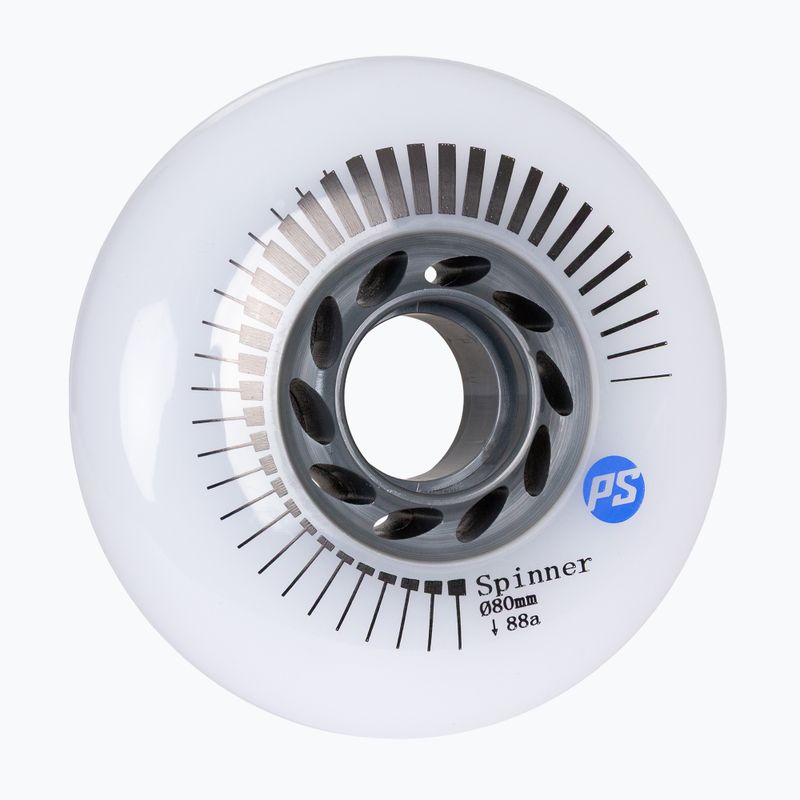 Kolieska na kolieskové korčule Powerslide Spinner 80 mm/88A 4 pcs. white 2