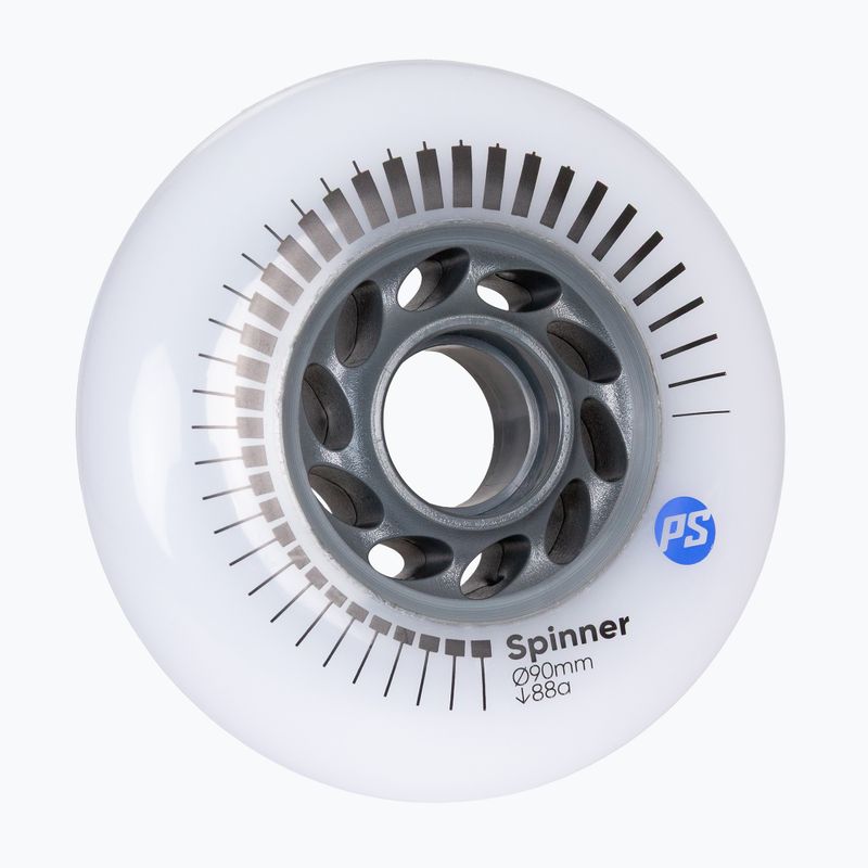 Kolieska na kolieskové korčule Powerslide Spinner 90 mm/88A 4 pcs. white 2