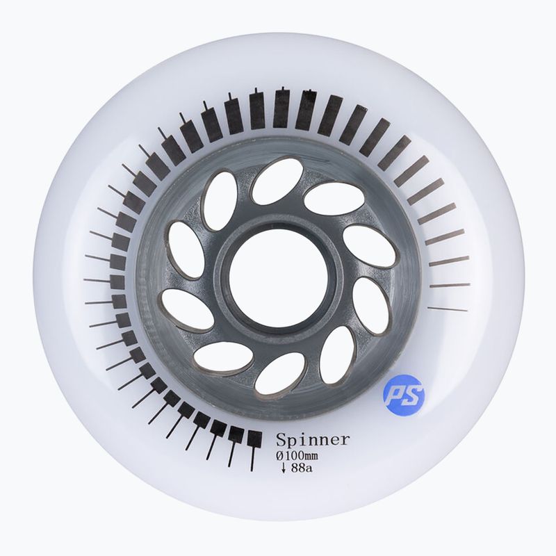 Kolieska na kolieskové korčule Powerslide Spinner 100 mm/88A 3 pcs. white