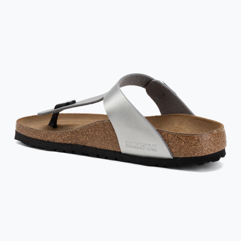 Žabky BIRKENSTOCK Gizeh Birko-Flor Narrow silver 3