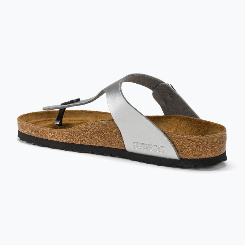 Žabky BIRKENSTOCK Gizeh BF Regular strieborné 3