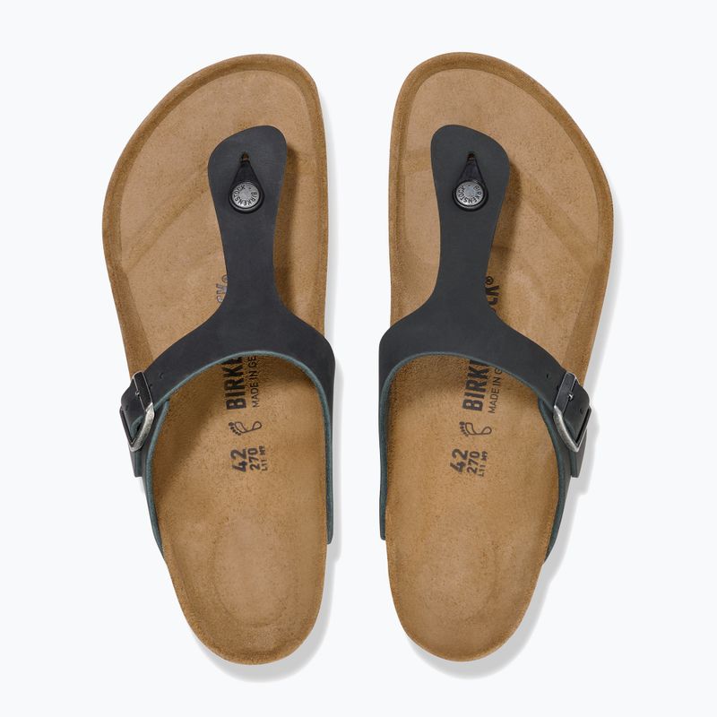 Šľapky BIRKENSTOCK Gizeh Oiled Leather black 3
