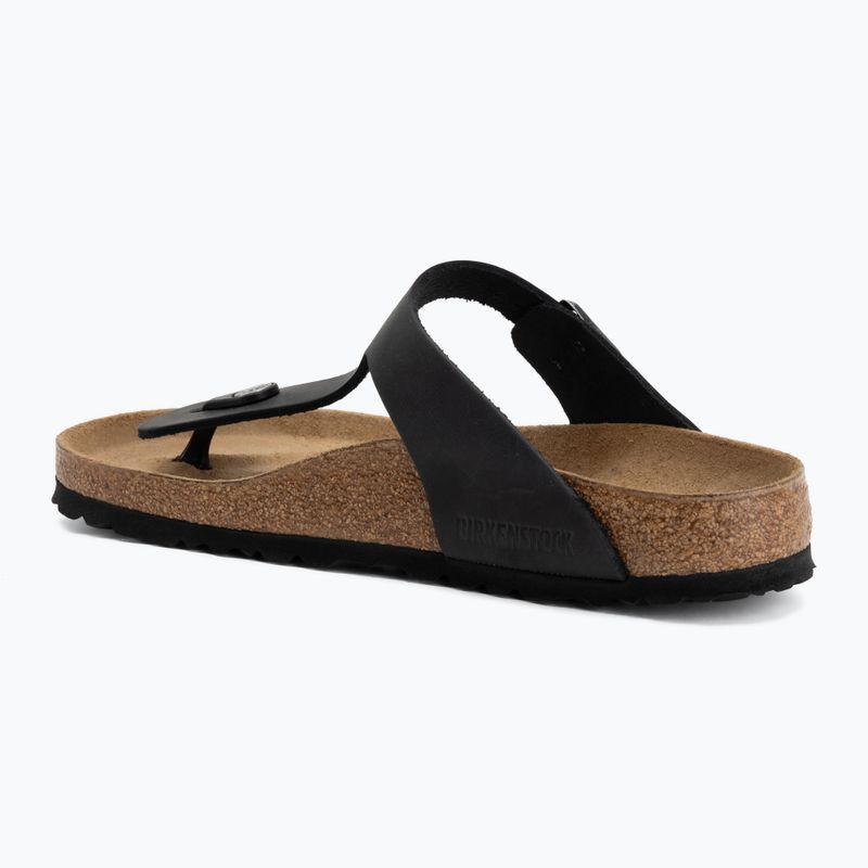 Šľapky BIRKENSTOCK Gizeh Oiled Leather black 3