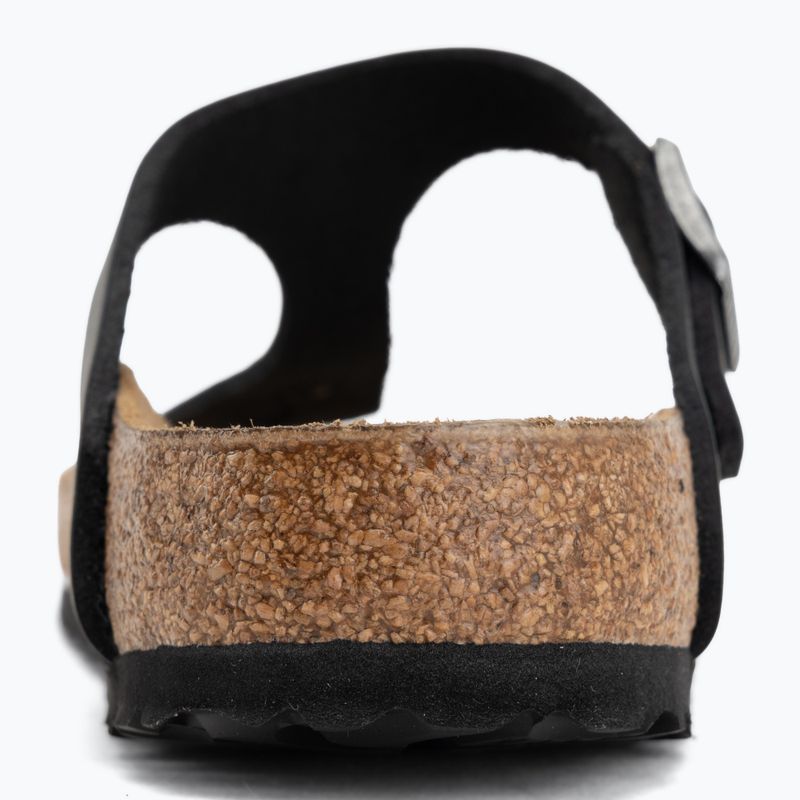 Šľapky BIRKENSTOCK Gizeh Oiled Leather black 6