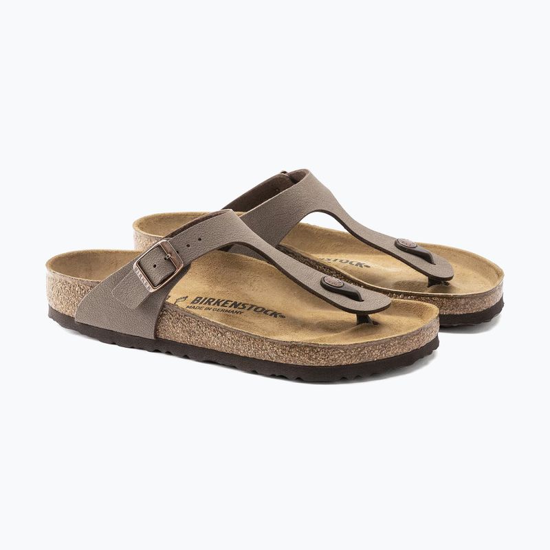 Šľapky BIRKENSTOCK Gizeh Birkibuc Narrow mocca 3