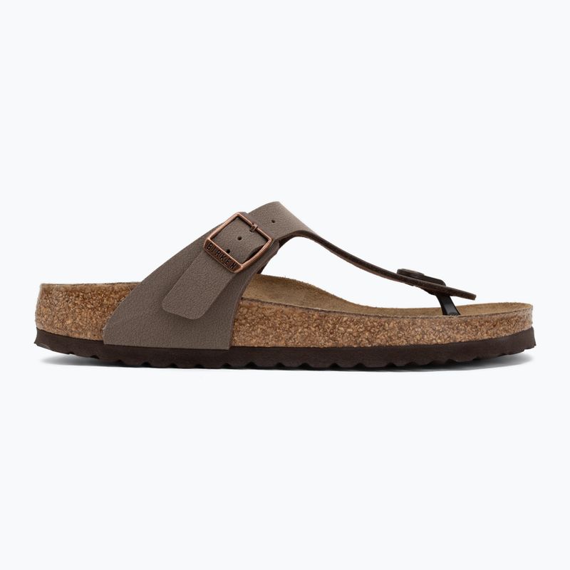 Šľapky BIRKENSTOCK Gizeh Birkibuc Narrow mocca 2
