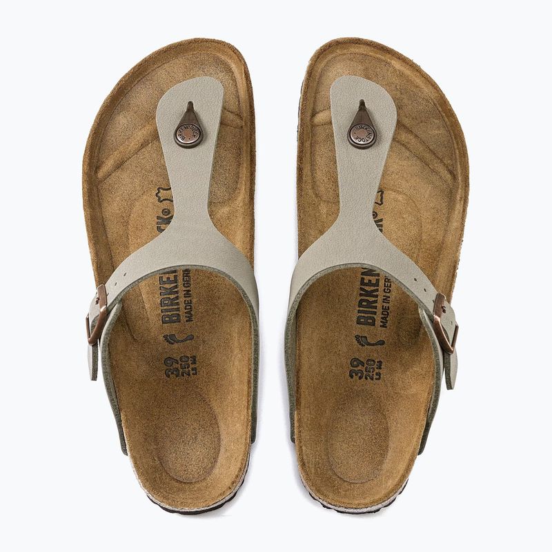 Šľapky BIRKENSTOCK Gizeh Birkibuc Narrow stone 4