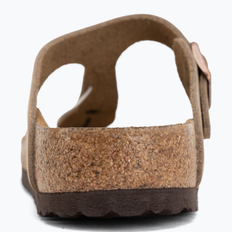 Šľapky BIRKENSTOCK Gizeh Oiled Leather tabacco brown 6
