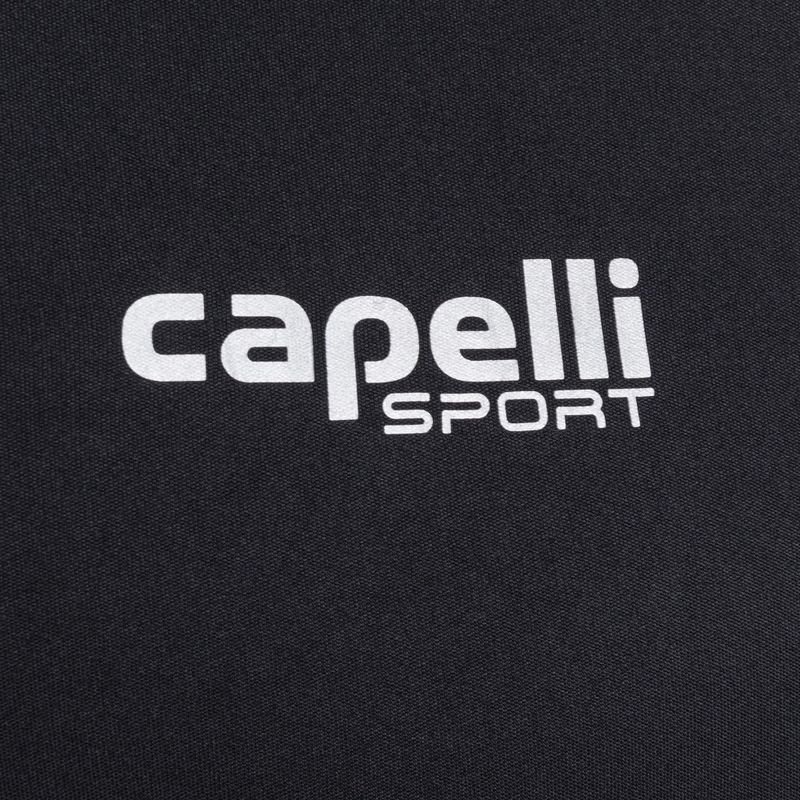 Pánske tréningové futbalové tričko Capelli Basics I Adult black 3