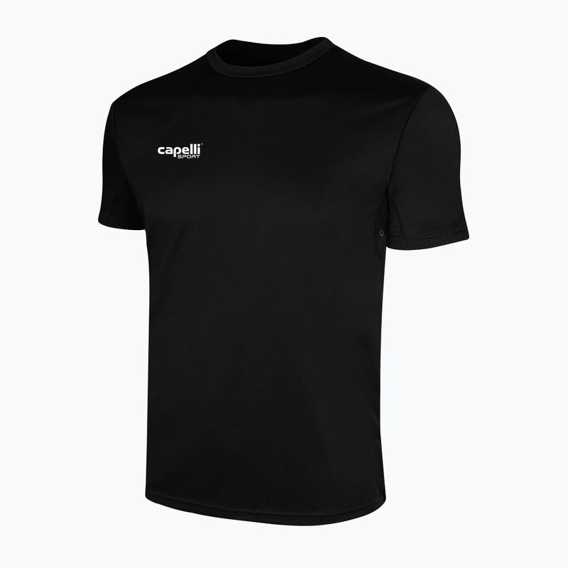 Pánske tréningové futbalové tričko Capelli Basics I Adult black 4