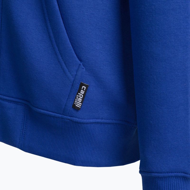 Capelli Basics Youth Zip Hoodie futbalová mikina royal blue 3