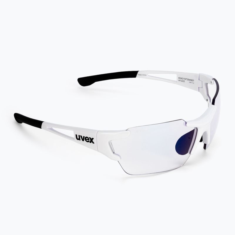 Cyklistické okuliare UVEX Sportstyle 803 Race S V white/litemirror blue 53/2/002/8803