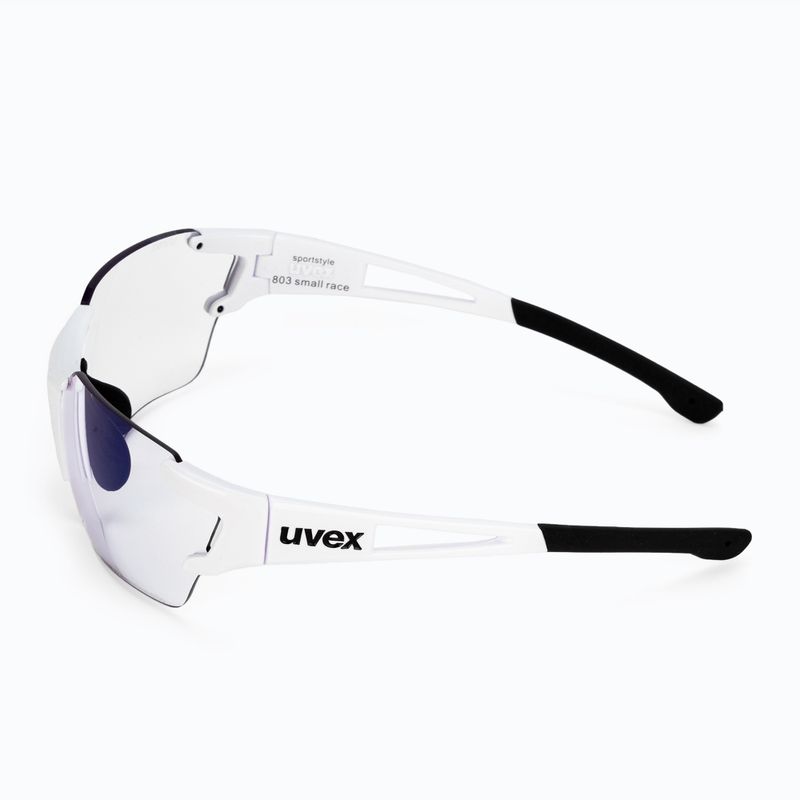 Cyklistické okuliare UVEX Sportstyle 803 Race S V white/litemirror blue 53/2/002/8803 4