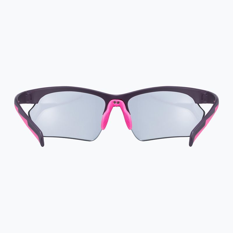 UVEX Sportstyle 802 Small V fialovo ružové matné/dymové slnečné okuliare 3