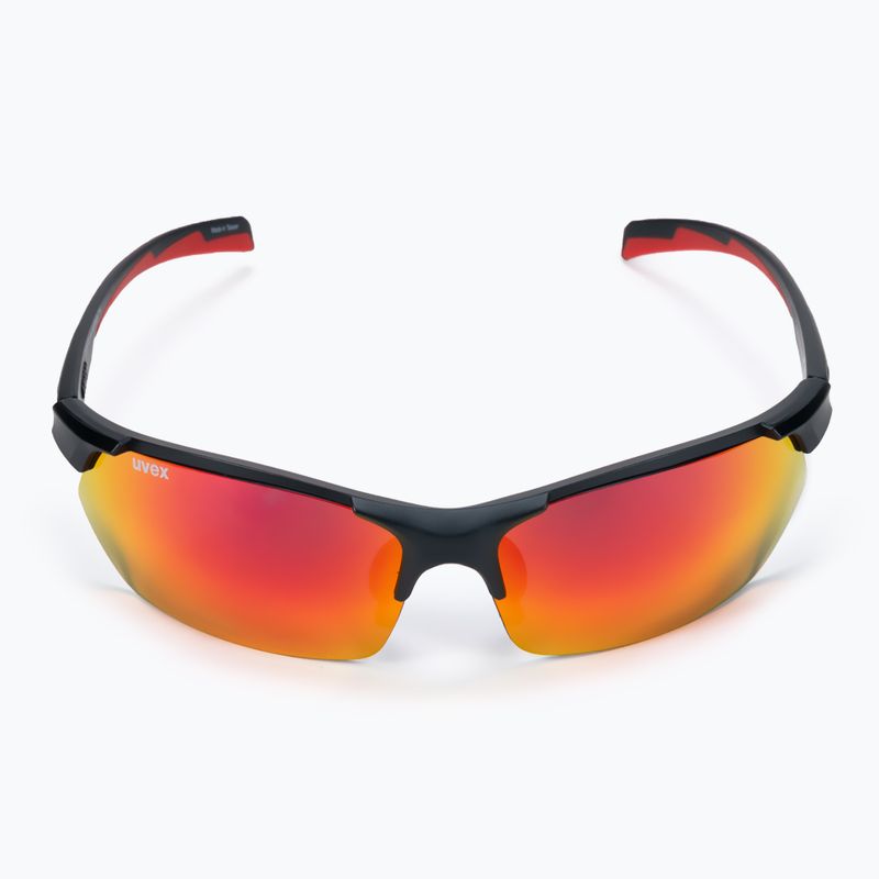UVEX Sportstyle 114 slnečné okuliare čierno-červené S5309395316 3