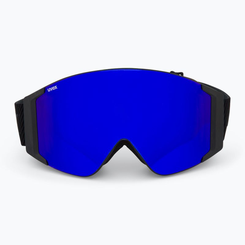 Lyžiarske okuliare UVEX G.gl 3000 TO black matt/mirror blue/lasergold lite/clear 2