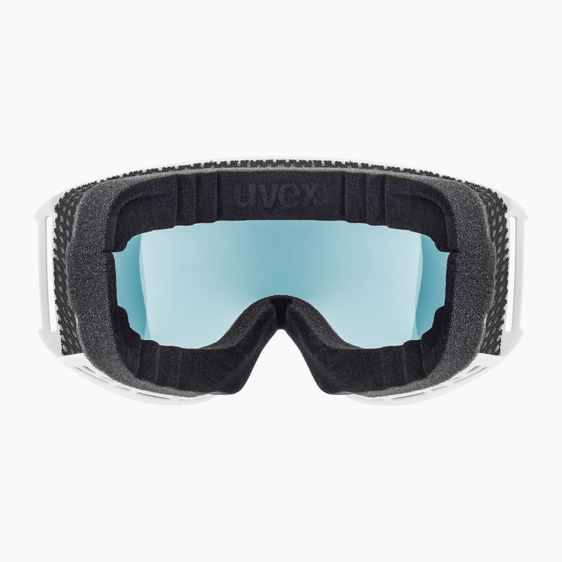 Lyžiarske okuliare UVEX Topic white matt/mirror orange blue 5