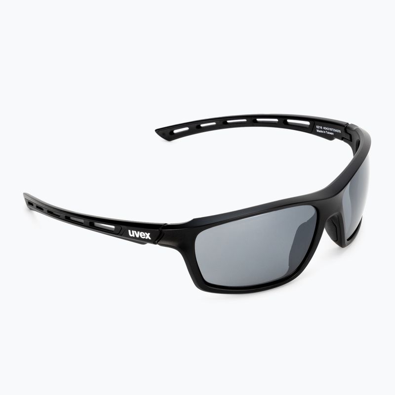 Slnečné okuliare UVEX Sportstyle 229 black mat/litemirror silver 53/2/068/2216