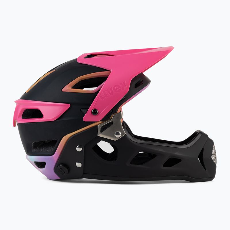 Cyklistická prilba UVEX Jakkyl HDE BOA black/pink S4109780615 3