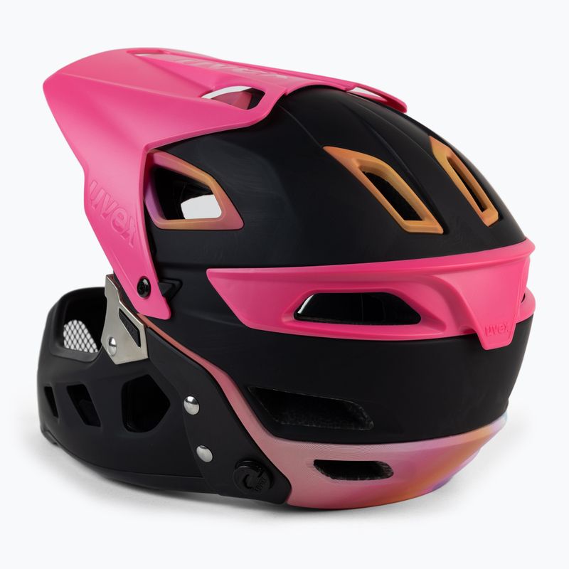 Cyklistická prilba UVEX Jakkyl HDE BOA black/pink S4109780615 4