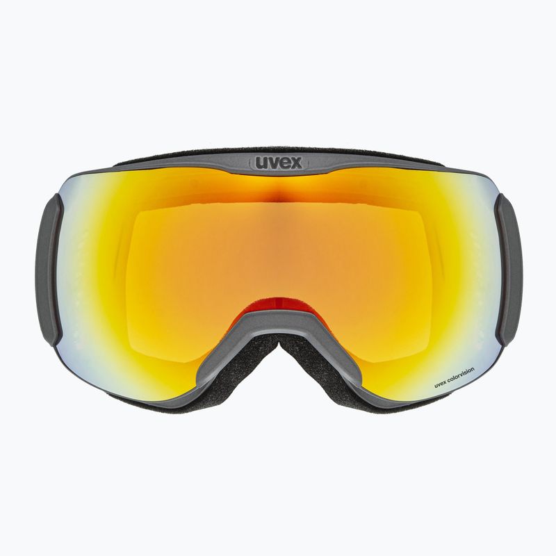 Lyžiarske okuliare UVEX Downhill 2100 CV rhino matt/mirror orange orange 2