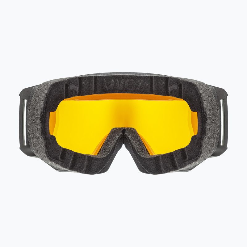 Lyžiarske okuliare UVEX Athletic FM black mat/mirror green lasergold lite55//52/233 8