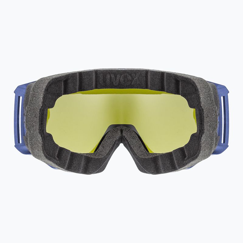 Lyžiarske okuliare UVEX Athletic FM navy matt/mirror blue green 5