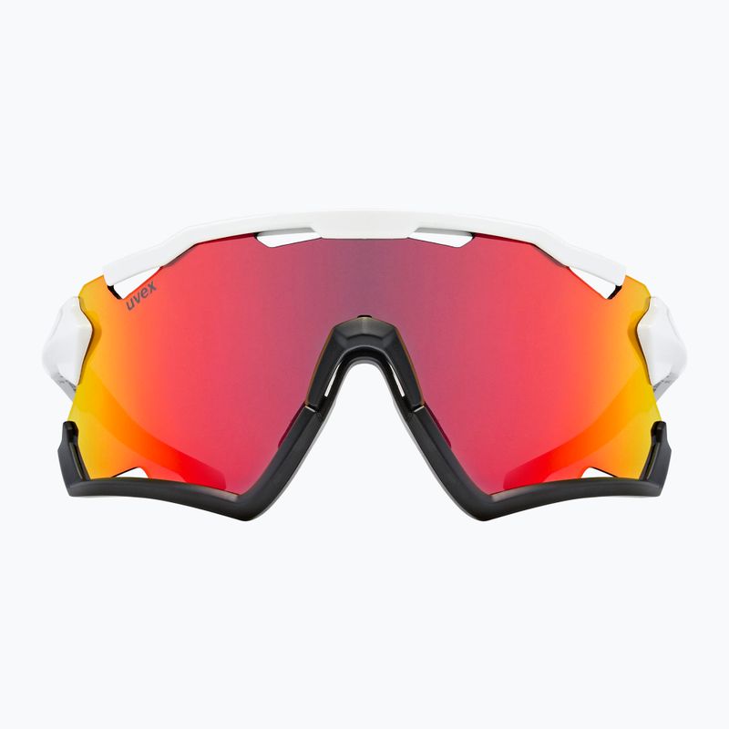 Cyklistické okuliare UVEX Sportstyle 228 white black/mirror red 53/2/067/8206 7
