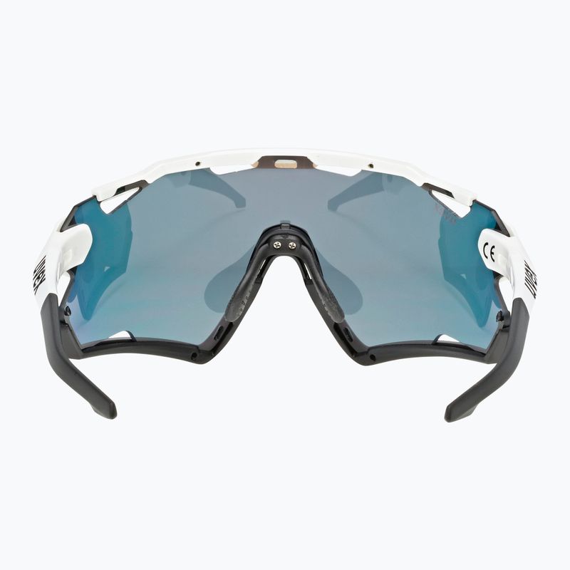 Cyklistické okuliare UVEX Sportstyle 228 white black/mirror red 53/2/067/8206 8