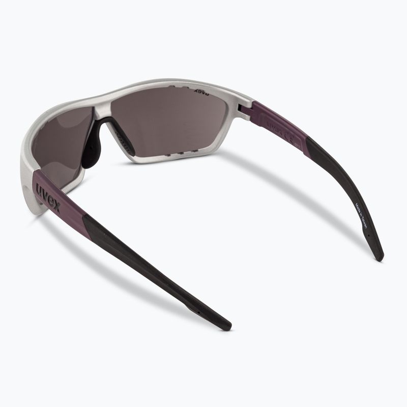 Slnečné okuliare UVEX Sportstyle 706 silver plum matt 2