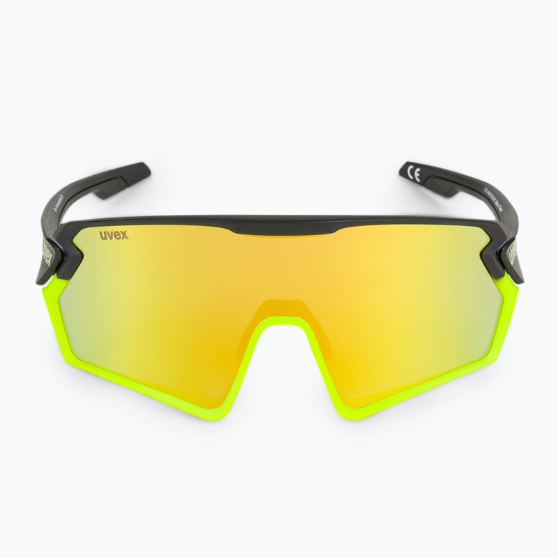 UVEX Sportstyle 231 cyklistické okuliare čierno-zelené S5320652616 3