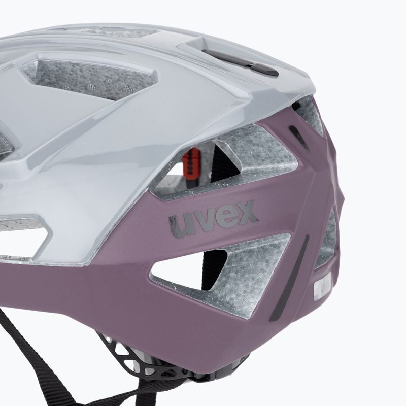 Cyklistická prilba UVEX Gravel X rhino/plum 7