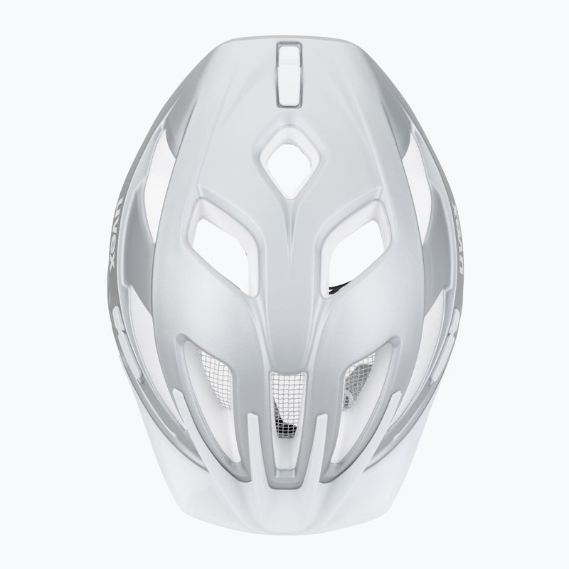 Cyklistická prilba UVEX City Active silver/plum matt 6